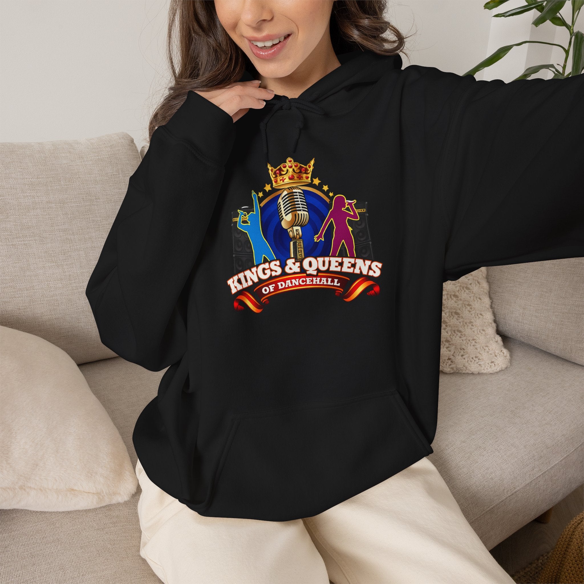 Kings and Queens of Dancehall Basketball Hoodie