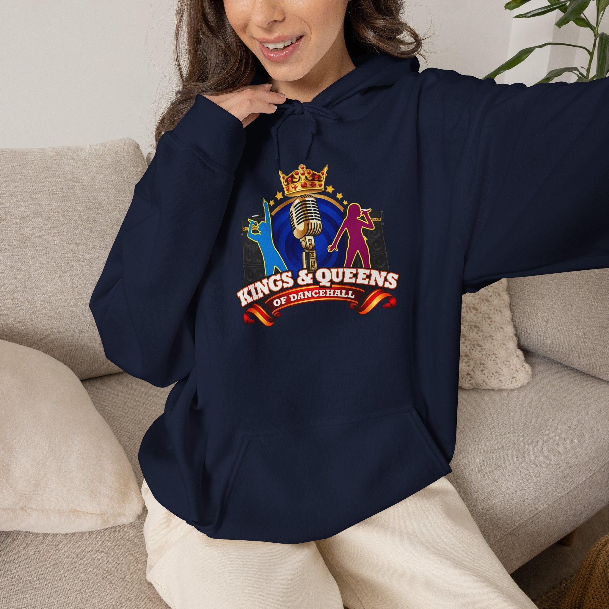 Kings and Queens of Dancehall Basketball Hoodie