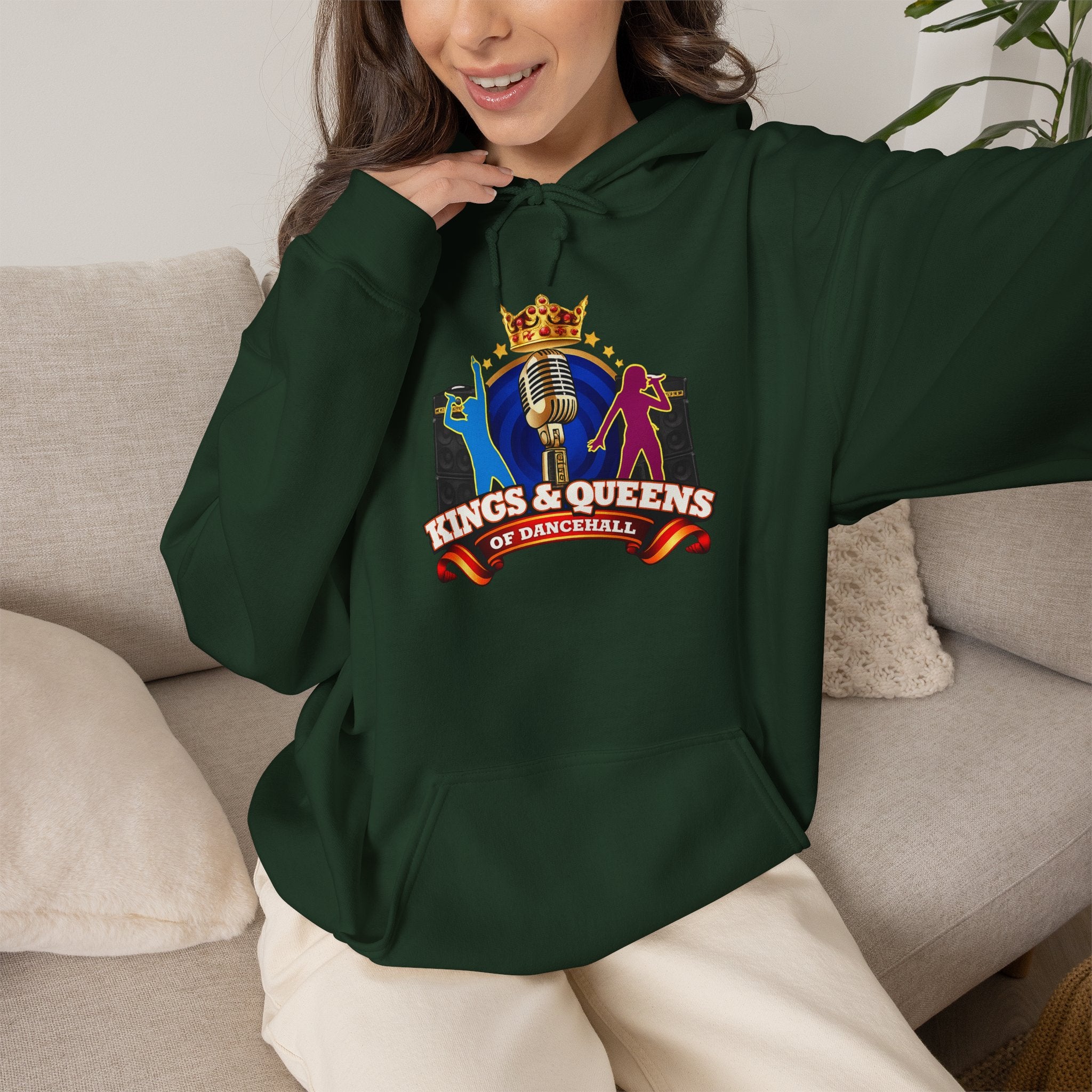 Kings and Queens of Dancehall Basketball Hoodie